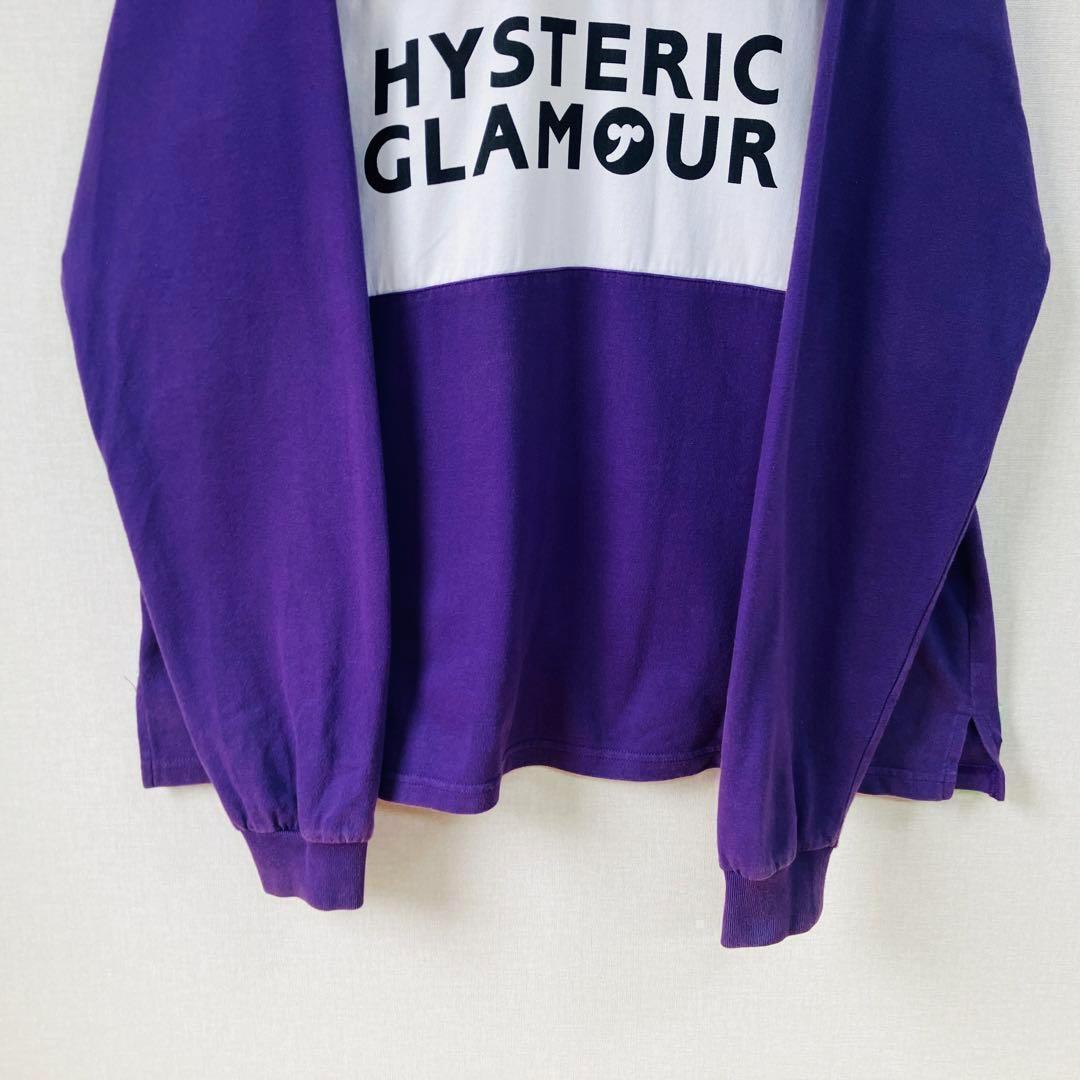 【激レア】ヒステリックグラマー ラグビーシャツ サイズL　ＨＹＳ　ＳＹMBOL