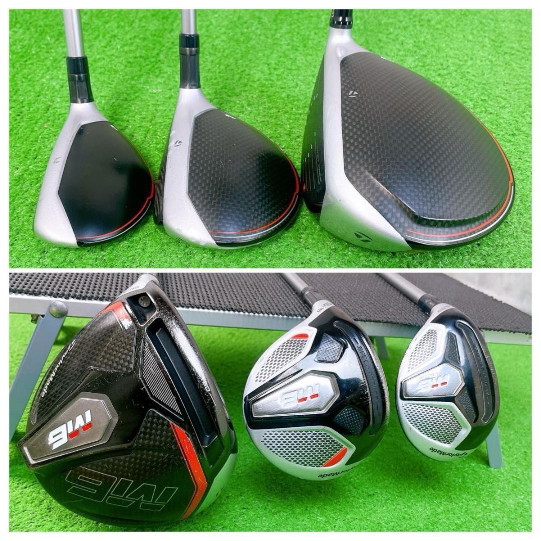 メンズ レフティ テーラーメイド M6 ゴルフクラブセット 左打ち12本 初心者