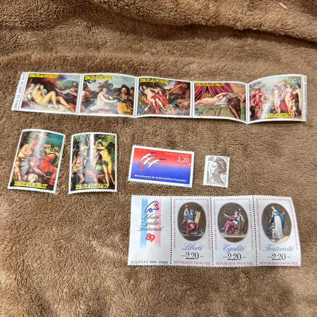 ♥海外切手バラ＆中国切手バラおまとめセット