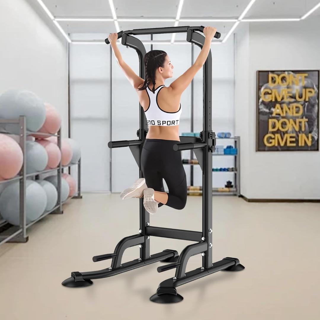 懸垂マシン ぶら下がり健康器 コンパクト/10段調節/耐荷重150kg