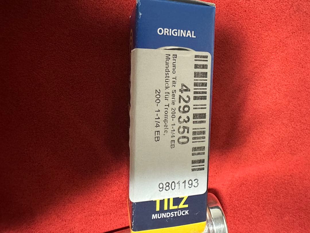 ティルツ 200 1-1/4EB スペシャル トランペットマウスピース