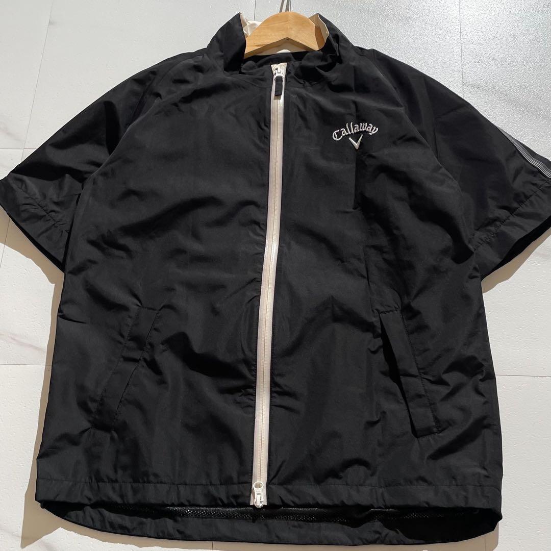 【美品✨】キャロウェイ レインウェア 2WAY ジャケット パンツ 黒 収納袋付