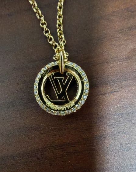 極美品 LOUIS VUITTON コリエルイーズパイナイト ネックレス