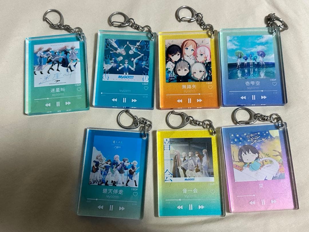MyGO ぶあついトレーディングアクリルキーホルダー　vol.1