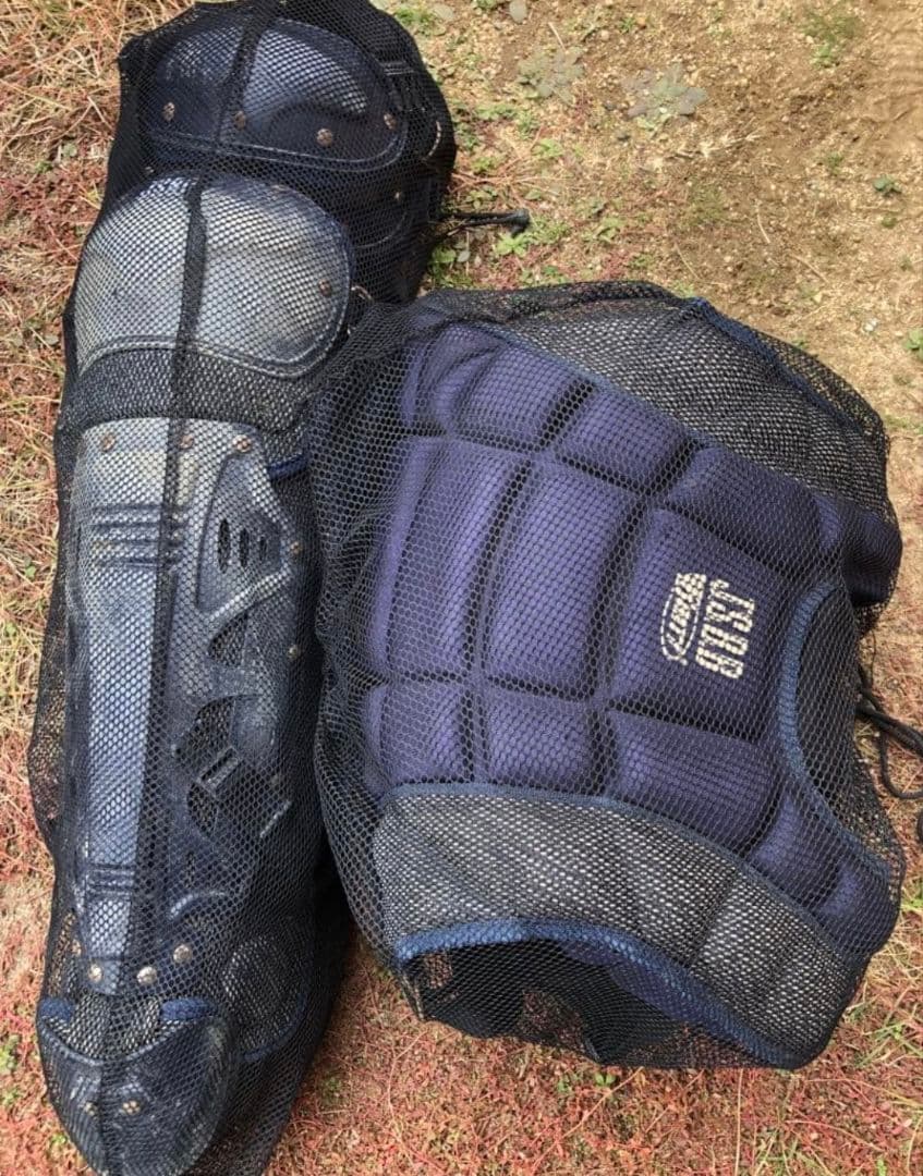 キャッチャー用プロテクターセット ネイビー