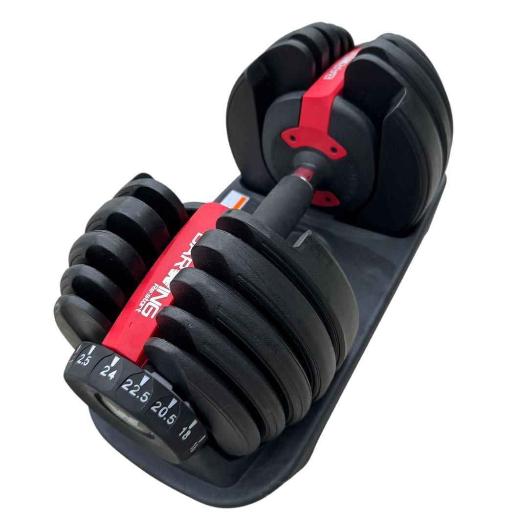 ②BARWING　可変式ダンベル　24KG　筋トレ　バーウィング