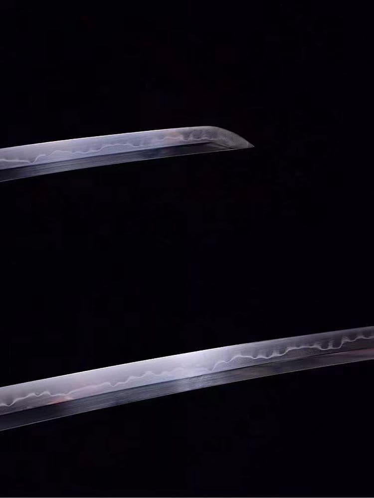 1095鋼焼刃研磨灰日本式打刀 武具　刀装具　日本刀　模造刀 居合刀