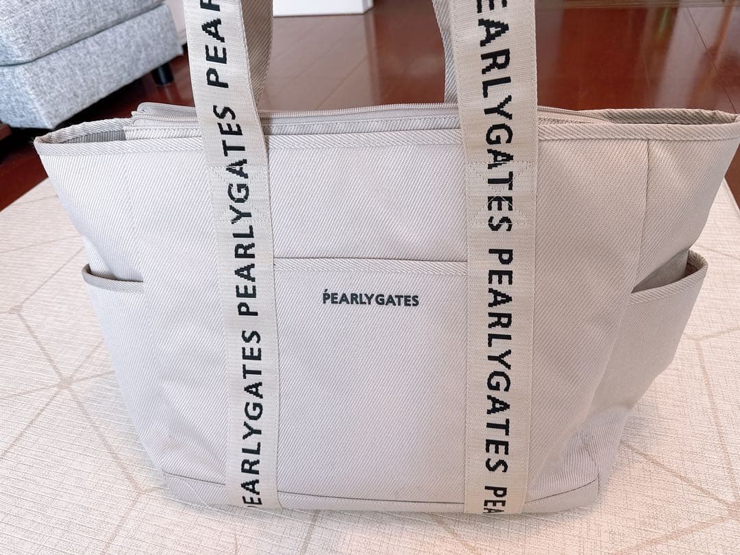 PEARLY GATES 大容量 ゴルフロッカーバッグ ベージュ