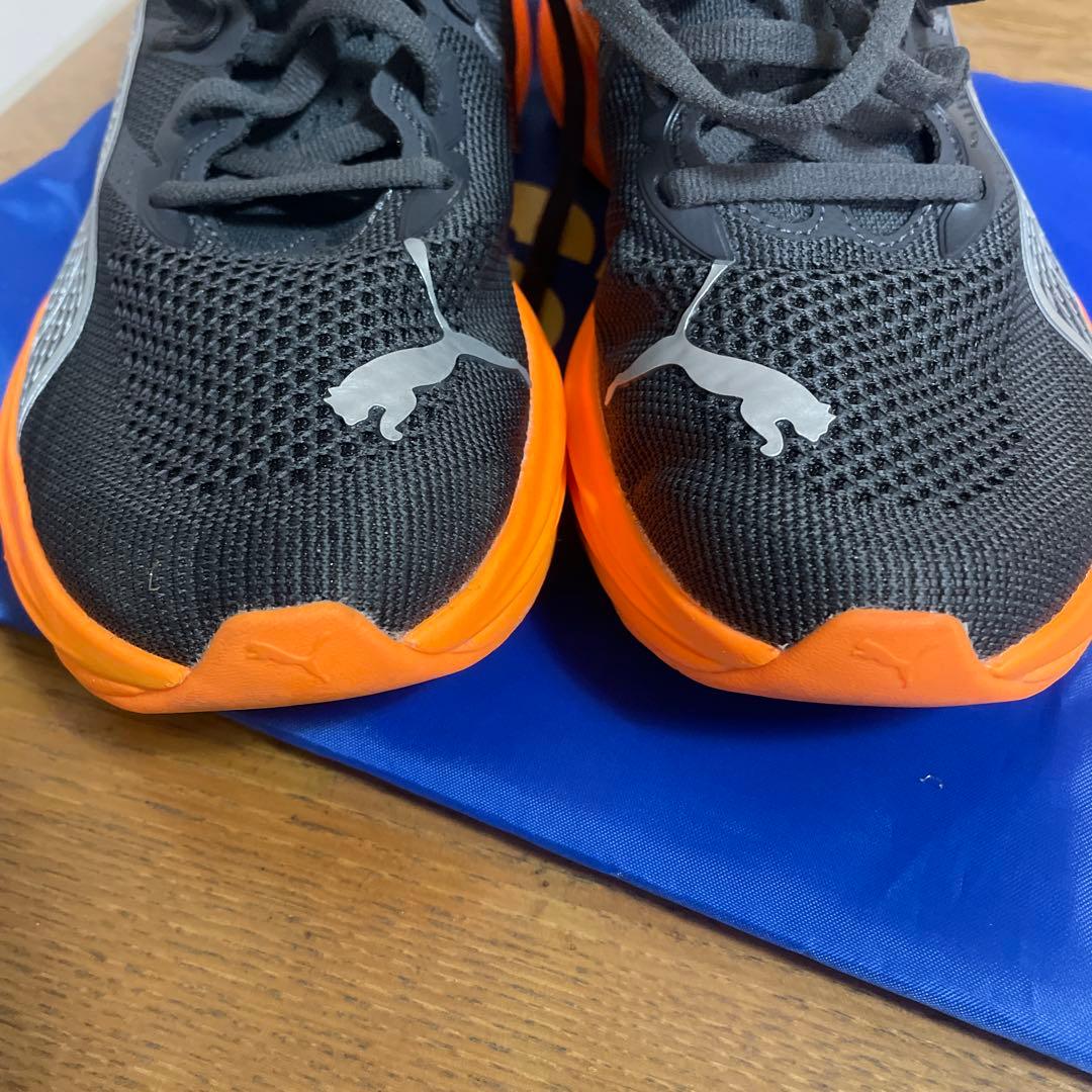 PUMA スパイクシューズ 309707-26 26cm グレー/オレンジ