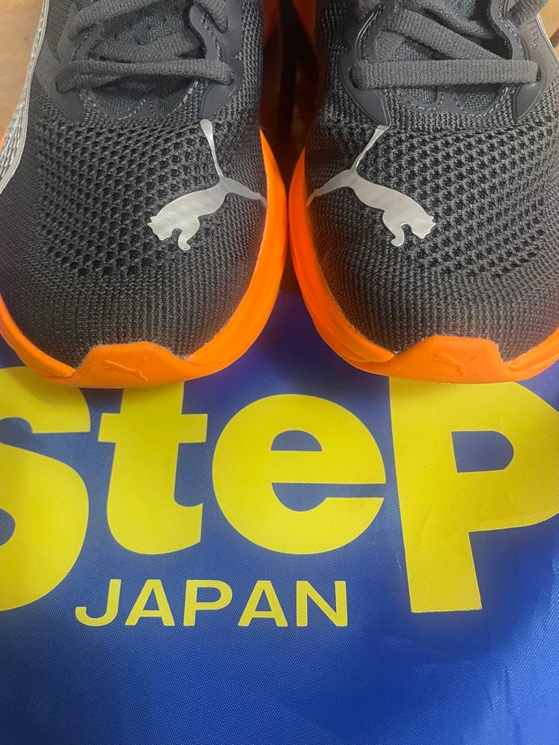 PUMA スパイクシューズ 309707-26 26cm グレー/オレンジ