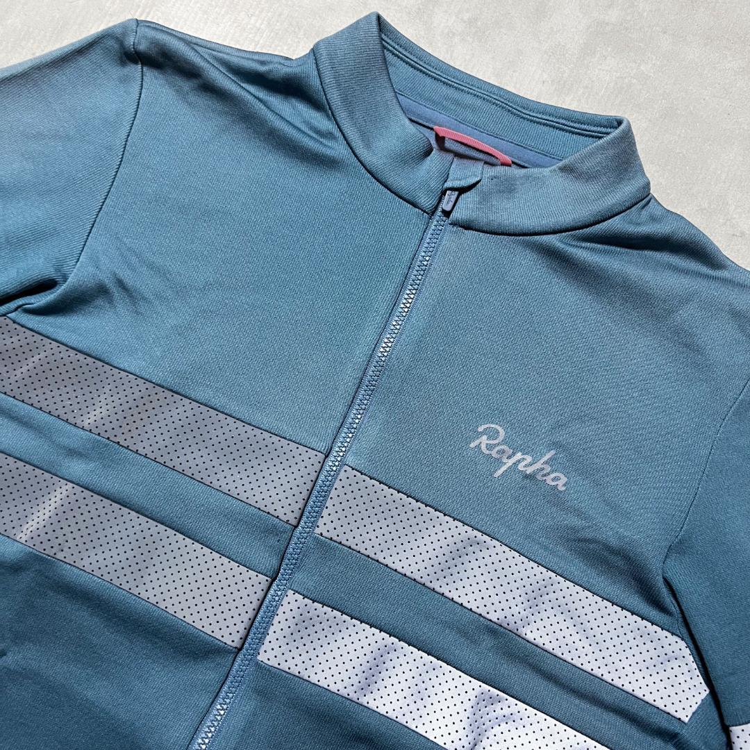 Rapha メンズ ブルベ ジャージ Mサイズ 半袖 ブルー