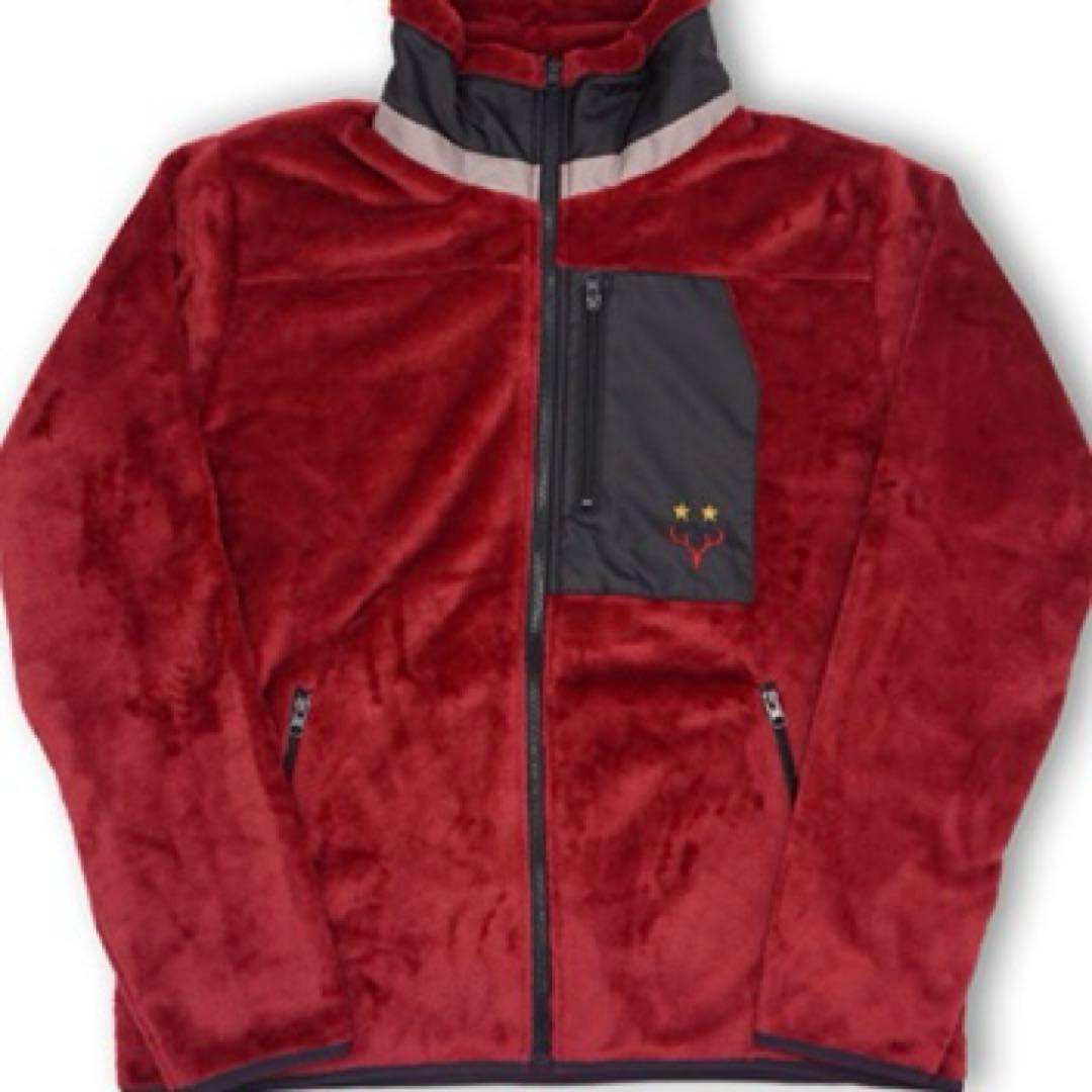 鹿島アントラーズ　フリースジャケット レッド