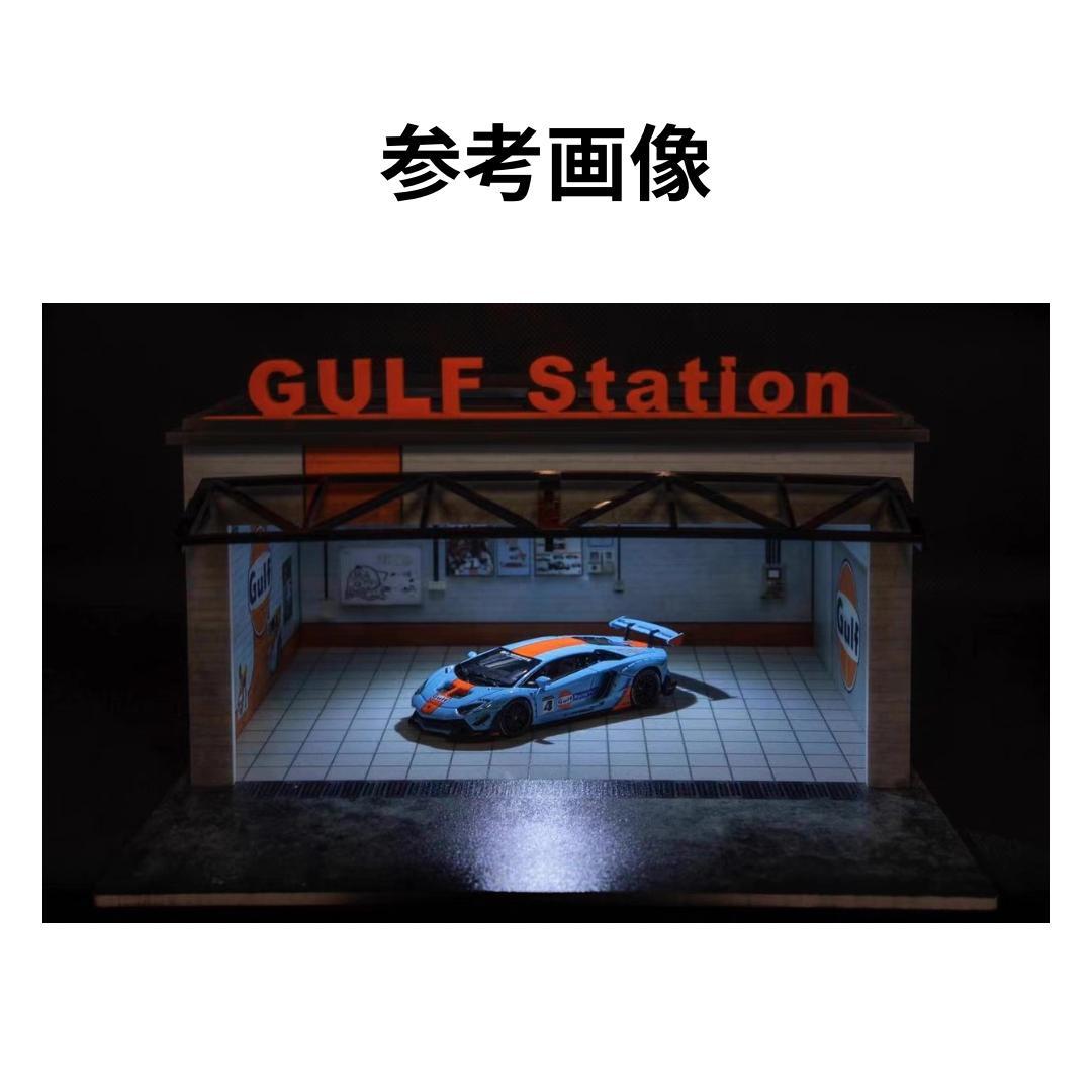 1/64 ガレージ　ガルフ・gulf仕様　防塵アクリルケース付属　ホットウィール