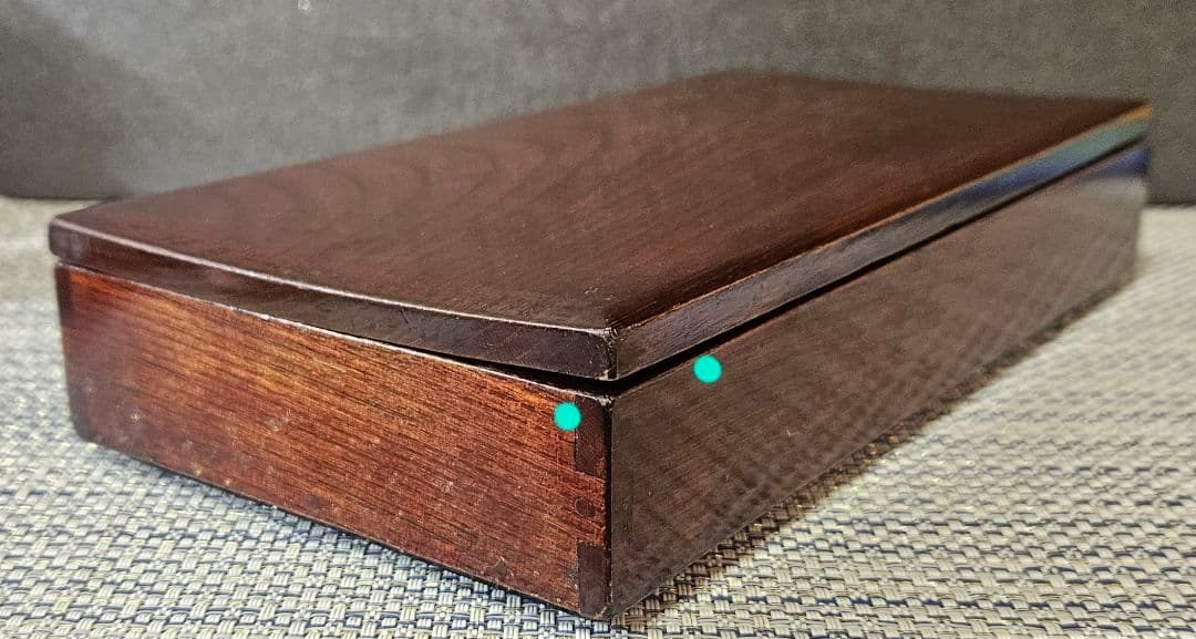 明治時代　木製　弁当箱　野点　野点弁当箱 鉄製手提げ　三段重ね　5箱仕立　茶道具