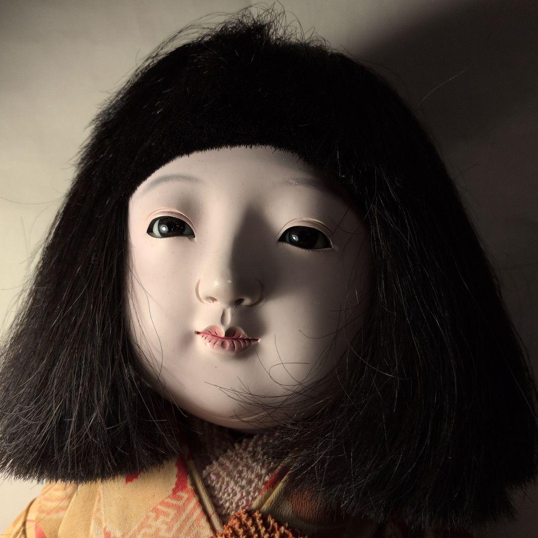 可愛いお顔　約51センチ　古い市松人形　いちまさん