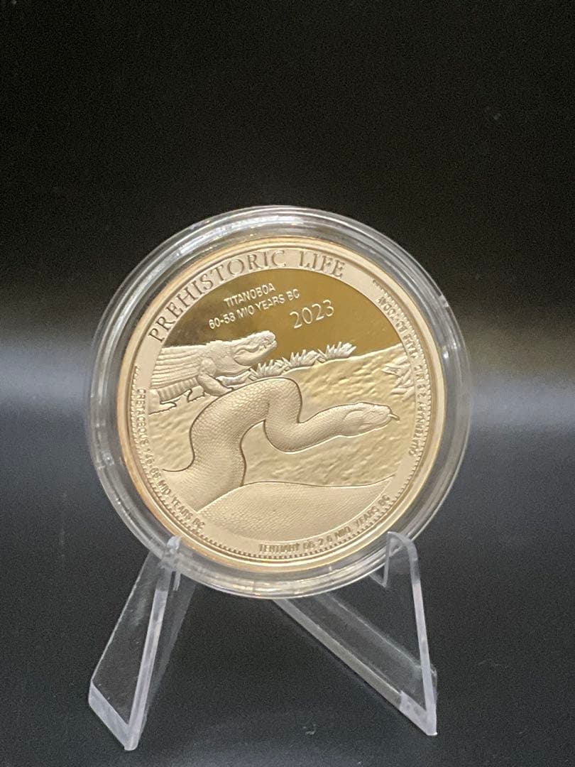 【まつゴロウ】　PREHISTORIC LIFE 1オンス銀貨　合計2点