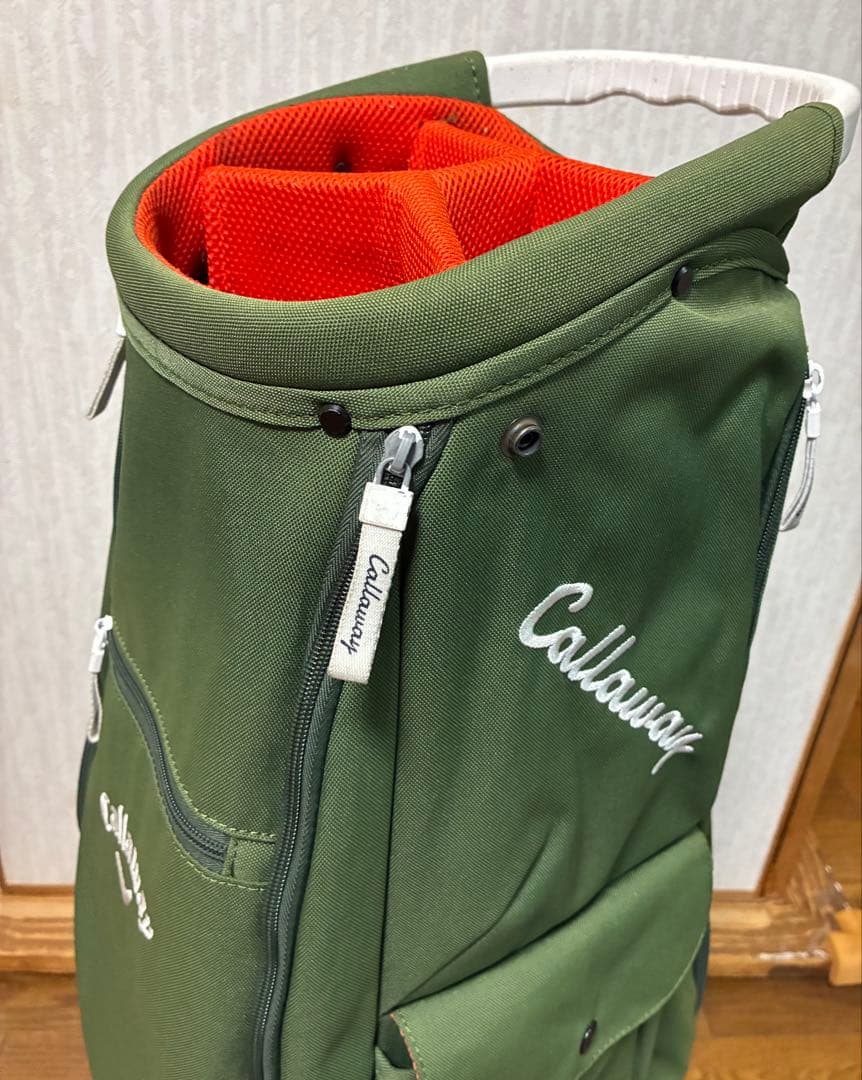 【美品処分】Callaway キャディバッグ オリーブグリーン