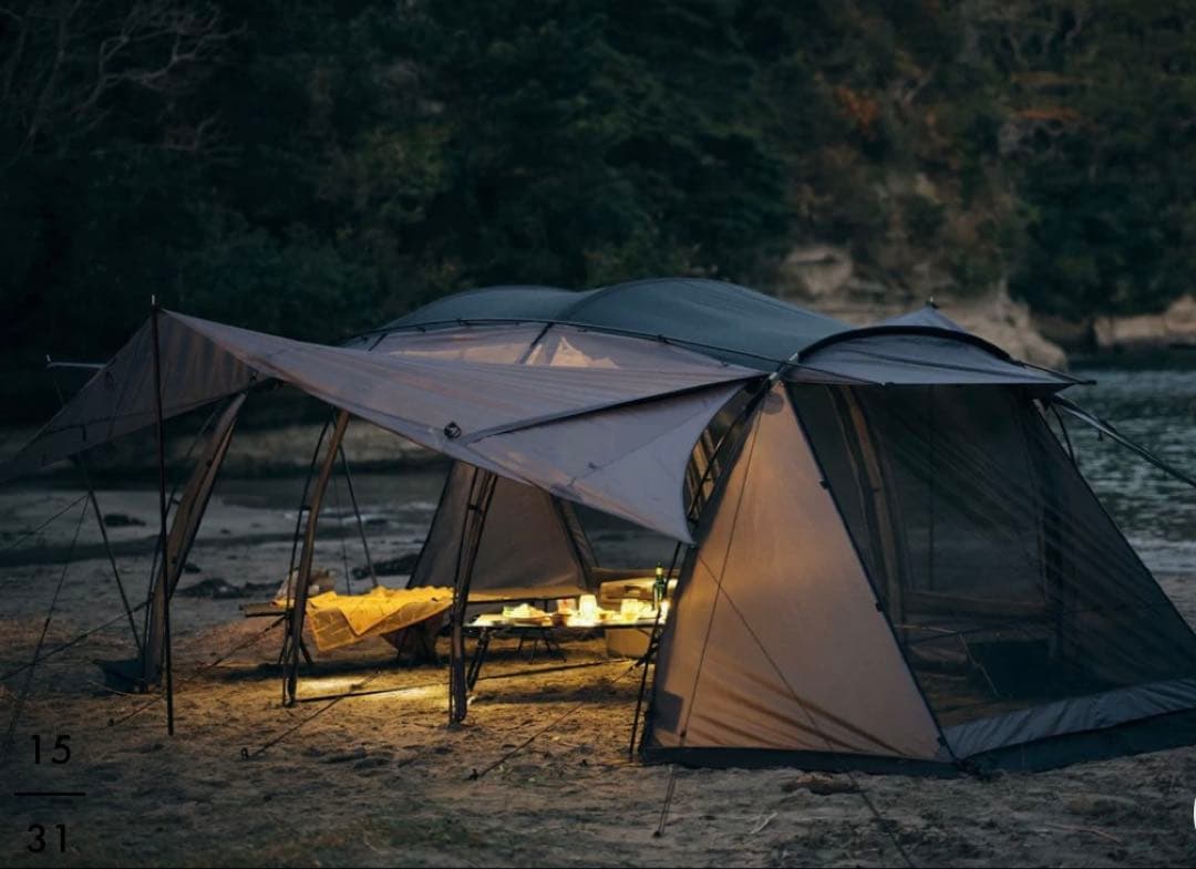 東京クラフト ウィングフォート テント+グランドシート