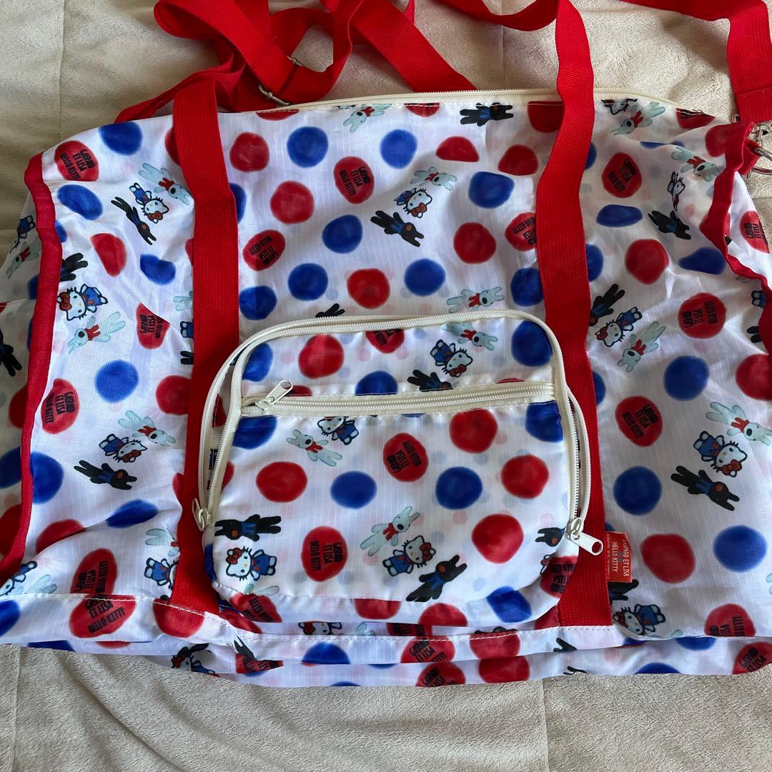 ハローキティ　リサとガスパール　ボストンバッグ サンリオ