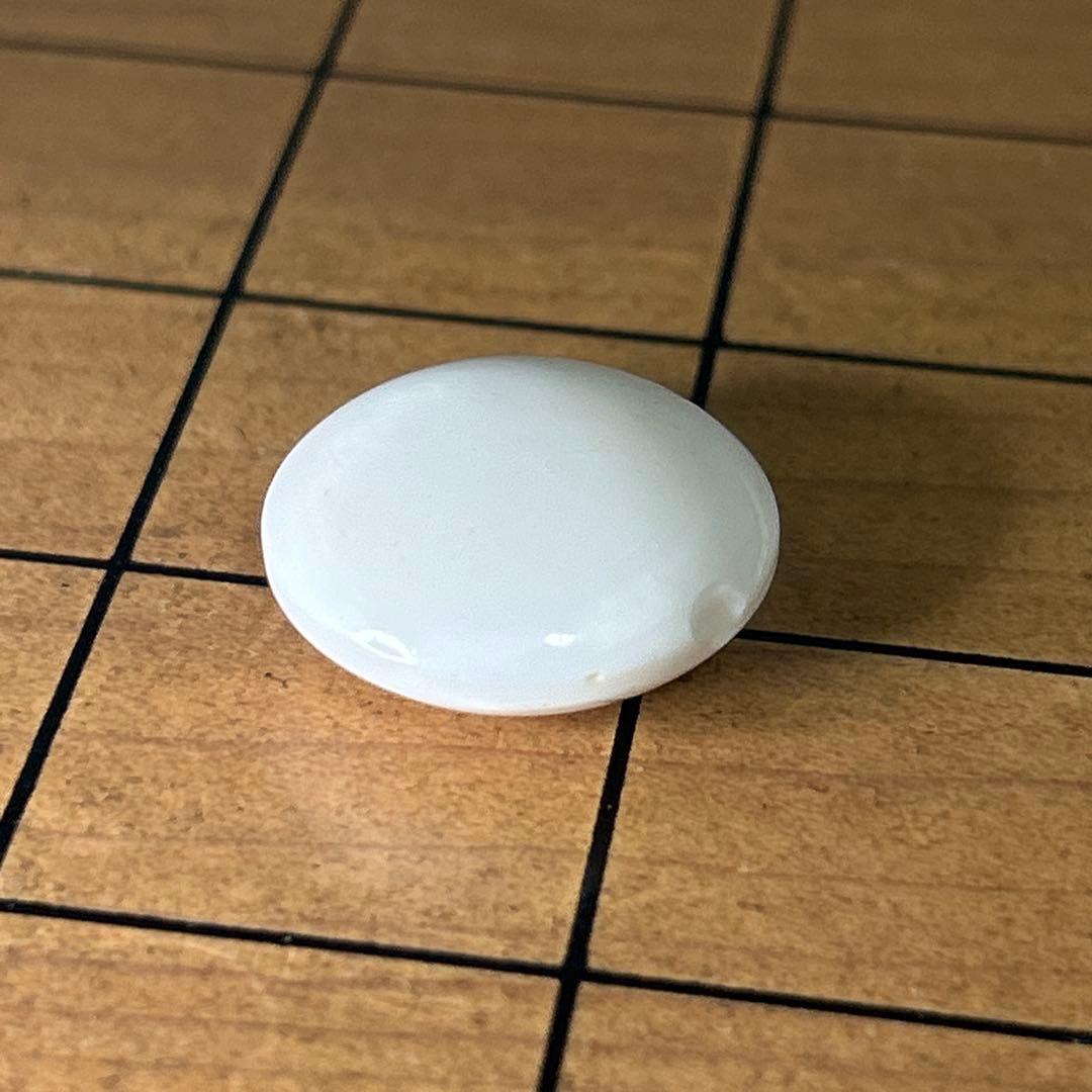 【最高級/36号】日向特製 蛤碁石 10mm 4.7寸脚付碁盤 へそ有 囲碁