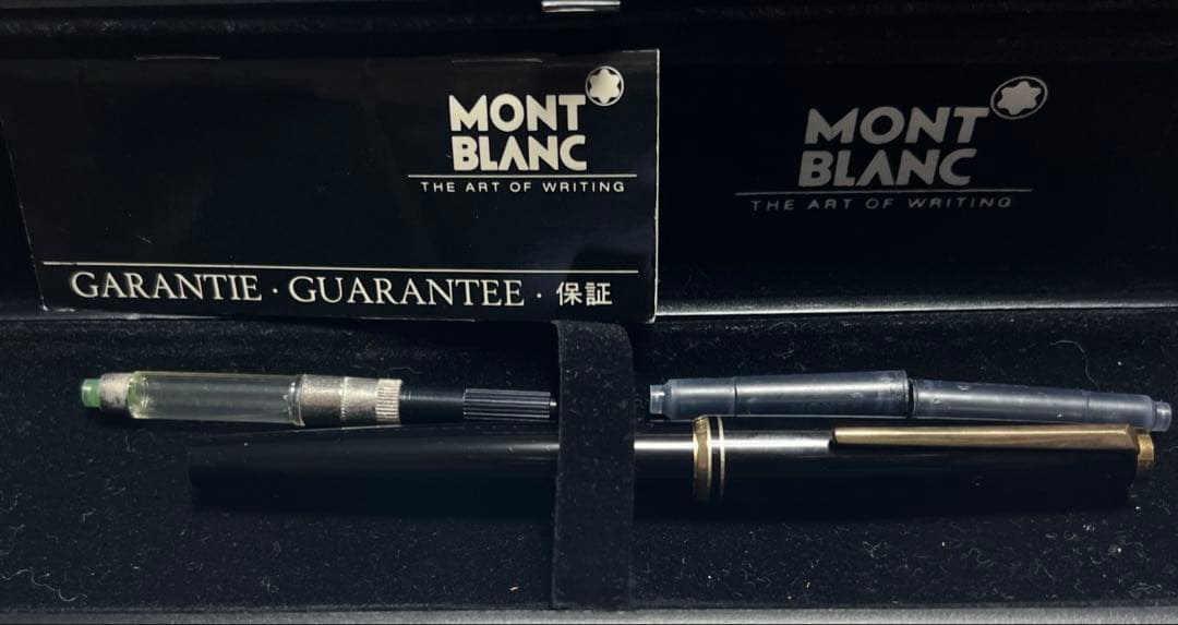新学期応援‼️MONTBLANC 万年筆 14K 付属品、保証書付き