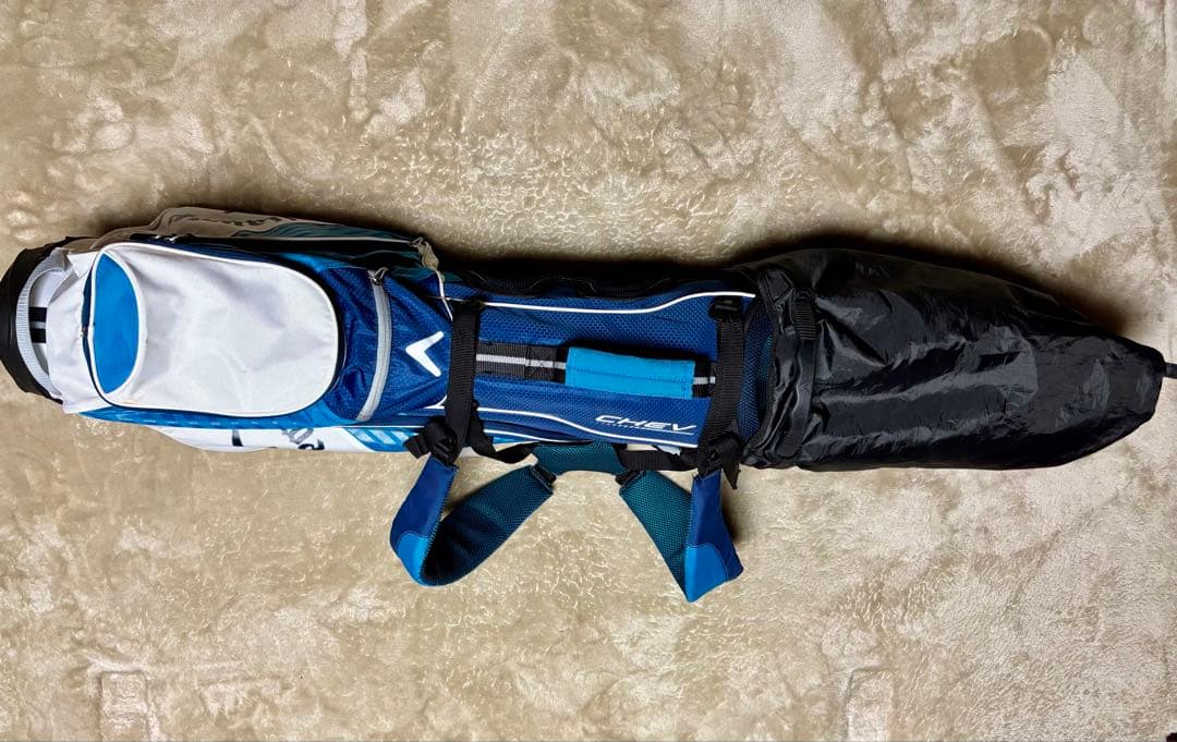 【美品】キャロウェイ スタンド キャディバッグ 7分割 軽量 ブルー