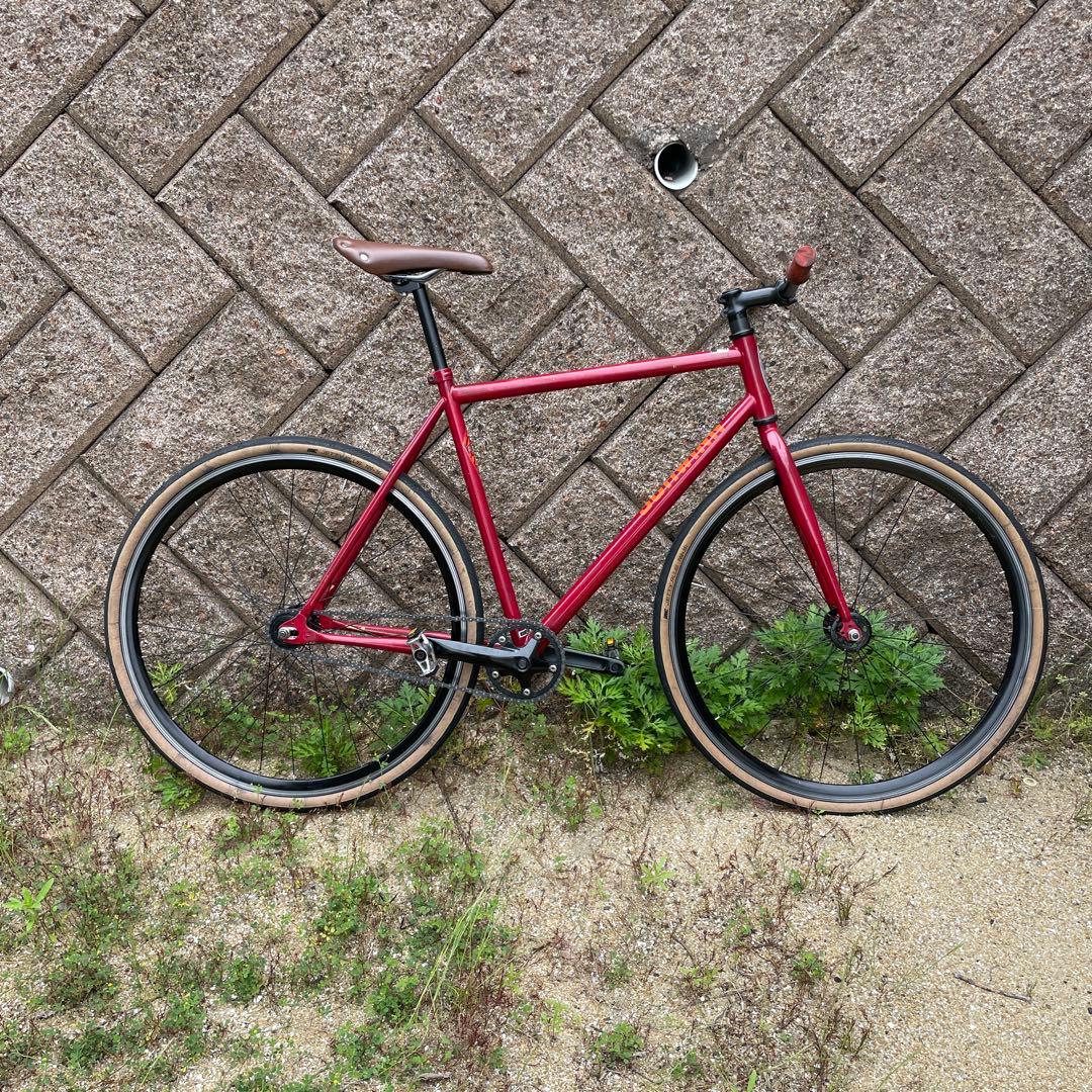【直接引き取り】SCHWINN シングルスピードバイク レッド 700x35c
