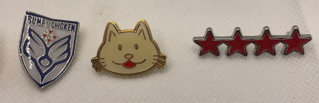 BUMP OF CHICKEN バタフライピンズコンプリートセットとおまけ