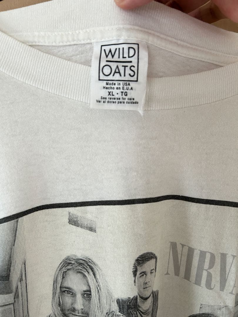 90s ビンテージ NIRVANA ニルヴァーナ フォト　Tシャツ　XL