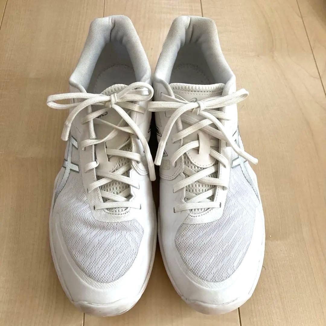 ASICS バレーボールシューズ ホワイト　オーダーシューズ　28.5㎝