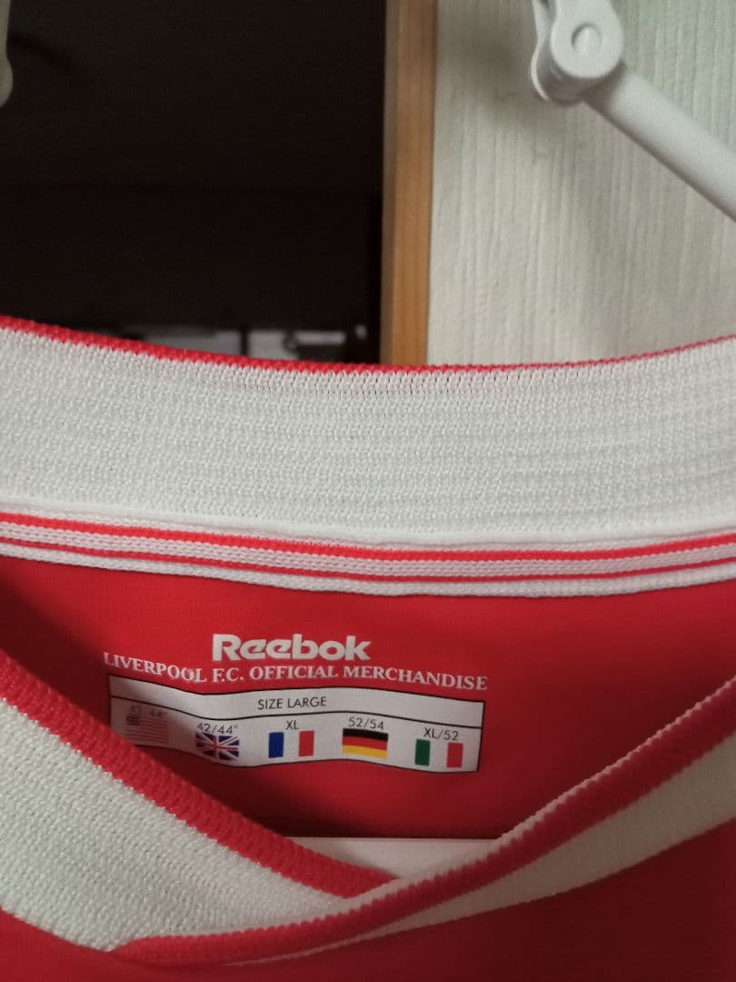 リバプールFC レッドジャージ Reebok