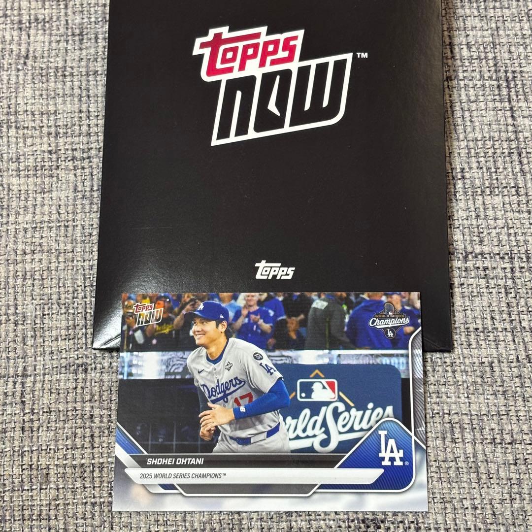 Topps Now 2025 ドジャース優勝 SPスペシャルカード 大谷翔平