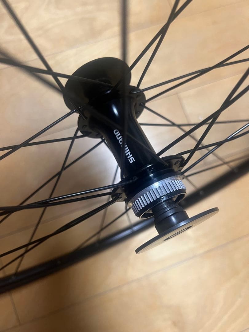 シマノ　ロードバイク　ディスクホイール　フロント
