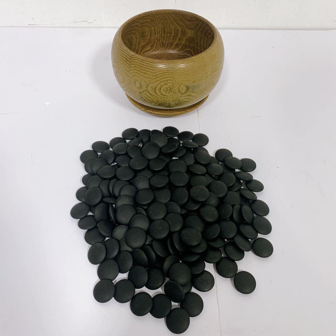 【送料込】高級 任天堂 極厚 約4.8寸 囲碁 本榧 目が繊細 ヘソ 脚付き