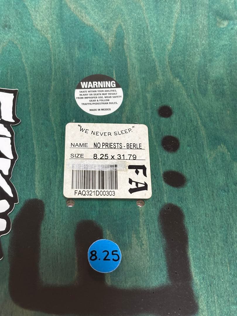 fuckingawesome スケートボード　8.25 ELIJAH BERLE