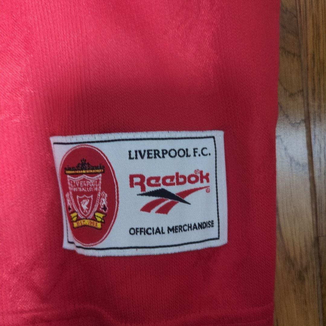 リバプール96~98ユニフォームReebok 42/44　MADE in UK