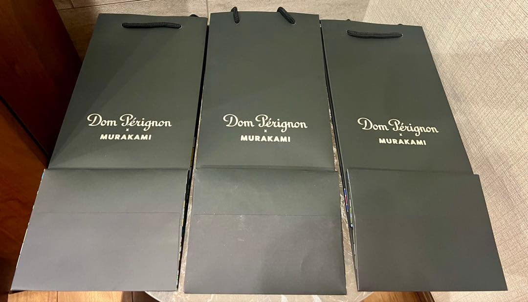 Dom Pérignon ×村上隆 白 ショッパー 袋 3枚セット ドンペリ
