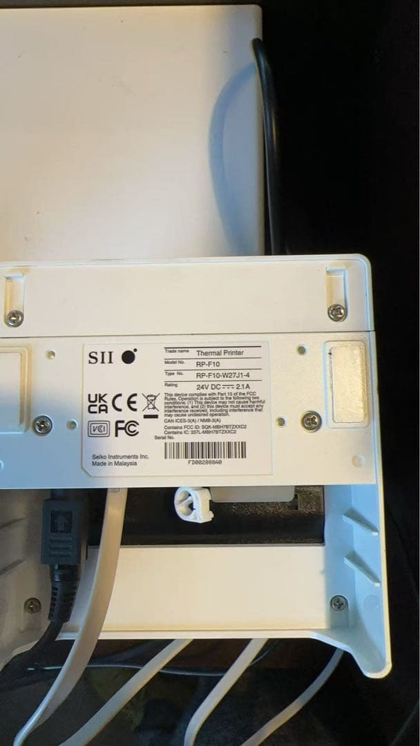 スマレジプリンターキャッシュドロア全セット SEIKO SII RP-F10