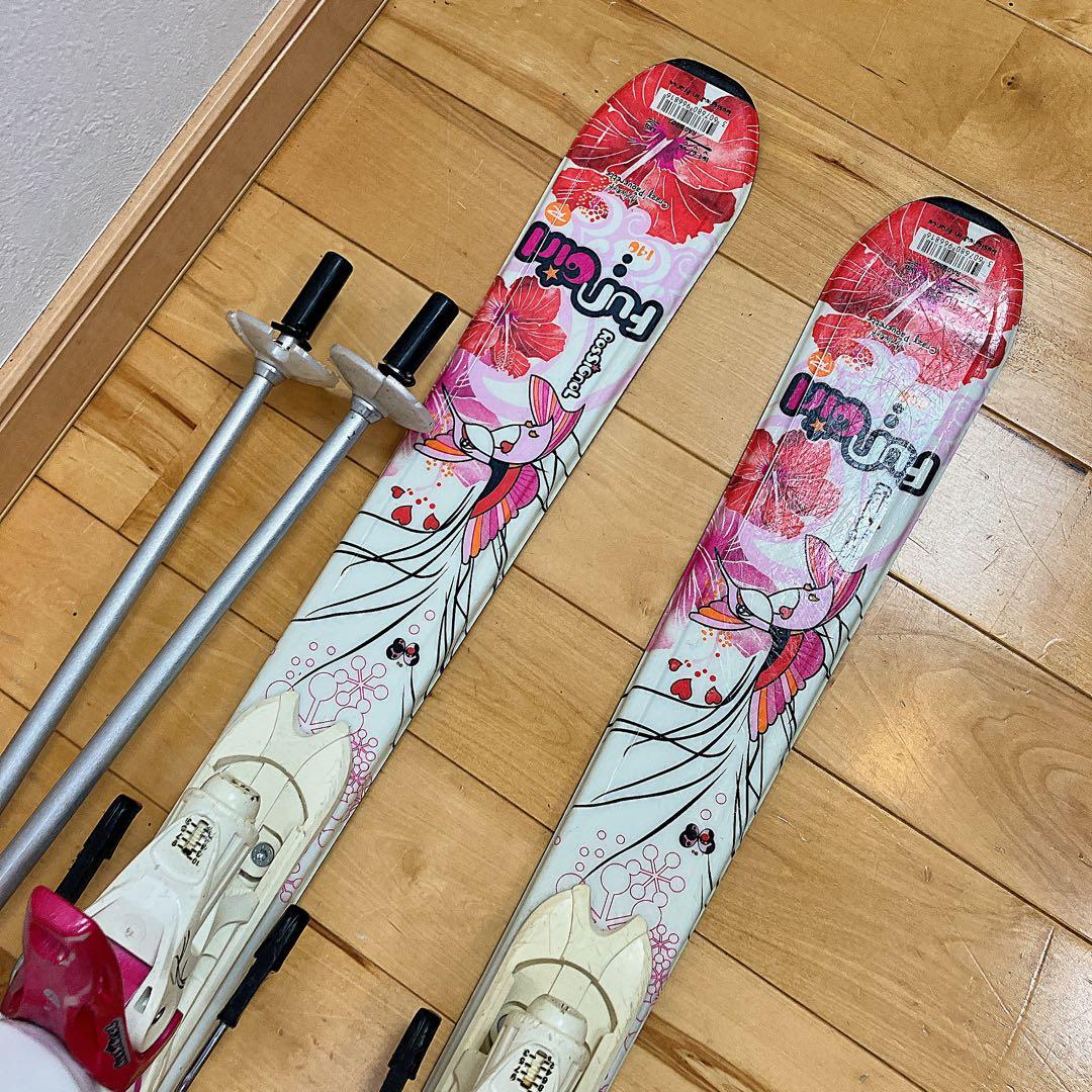 ROSSIGNOL ロシニョール キッズ スキー　ビンディング　ストック　ブーツ