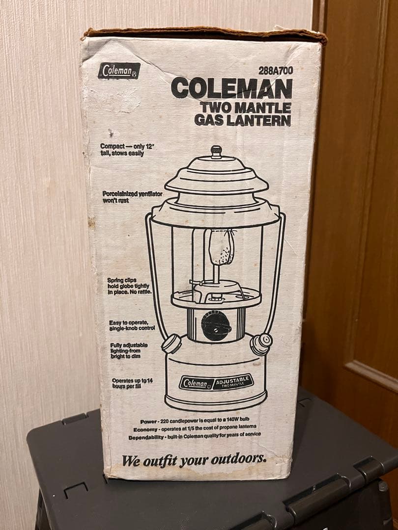 Coleman ADJUSTABLE TWO MANTLE 1991年5月