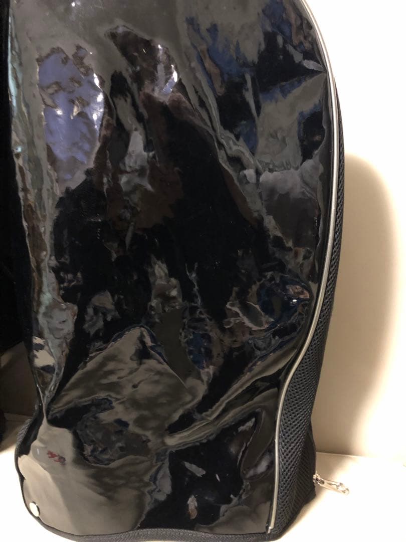 【送料込み】廃盤希少　ブリヂストン 総エナメルモデル　キャディバッグ　ブラック