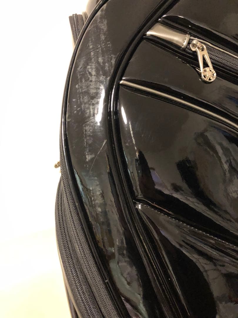 【送料込み】廃盤希少　ブリヂストン 総エナメルモデル　キャディバッグ　ブラック