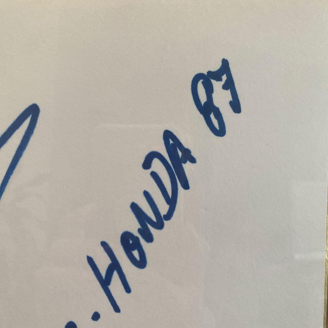 1987年第2期HONDA F1メモリアル　アイルトンセナ直筆サイン入額装品