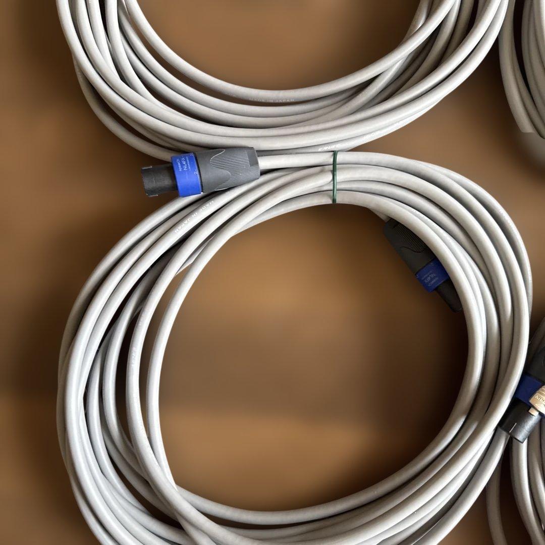 ［新品:最終価格］カナレ　スピーカーケーブル　10m 5本セット①