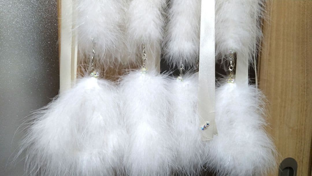 羽バングル＆羽フロート＆リボンフロート＆フリーサイズの手首バングル