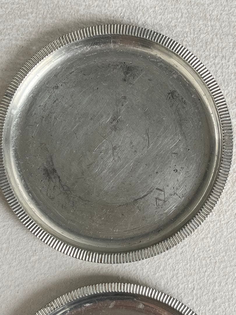 デンマーク　アールデコ　コースター 2枚セット　ユストアナセン　アンティーク