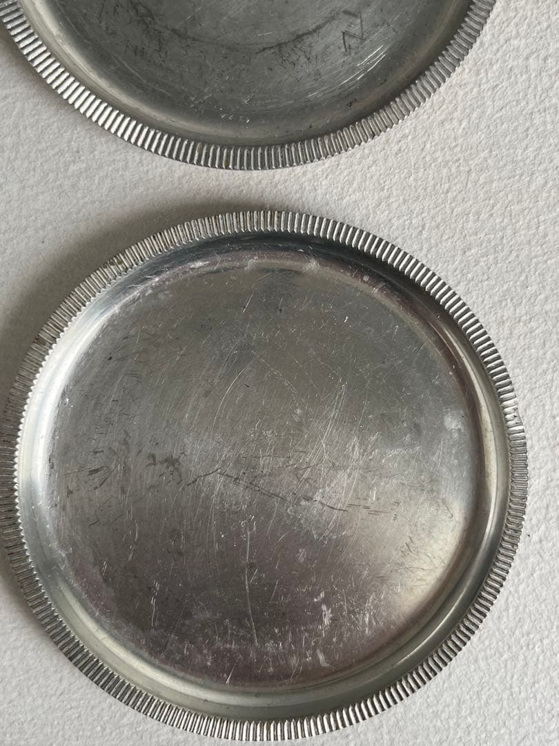 デンマーク　アールデコ　コースター 2枚セット　ユストアナセン　アンティーク