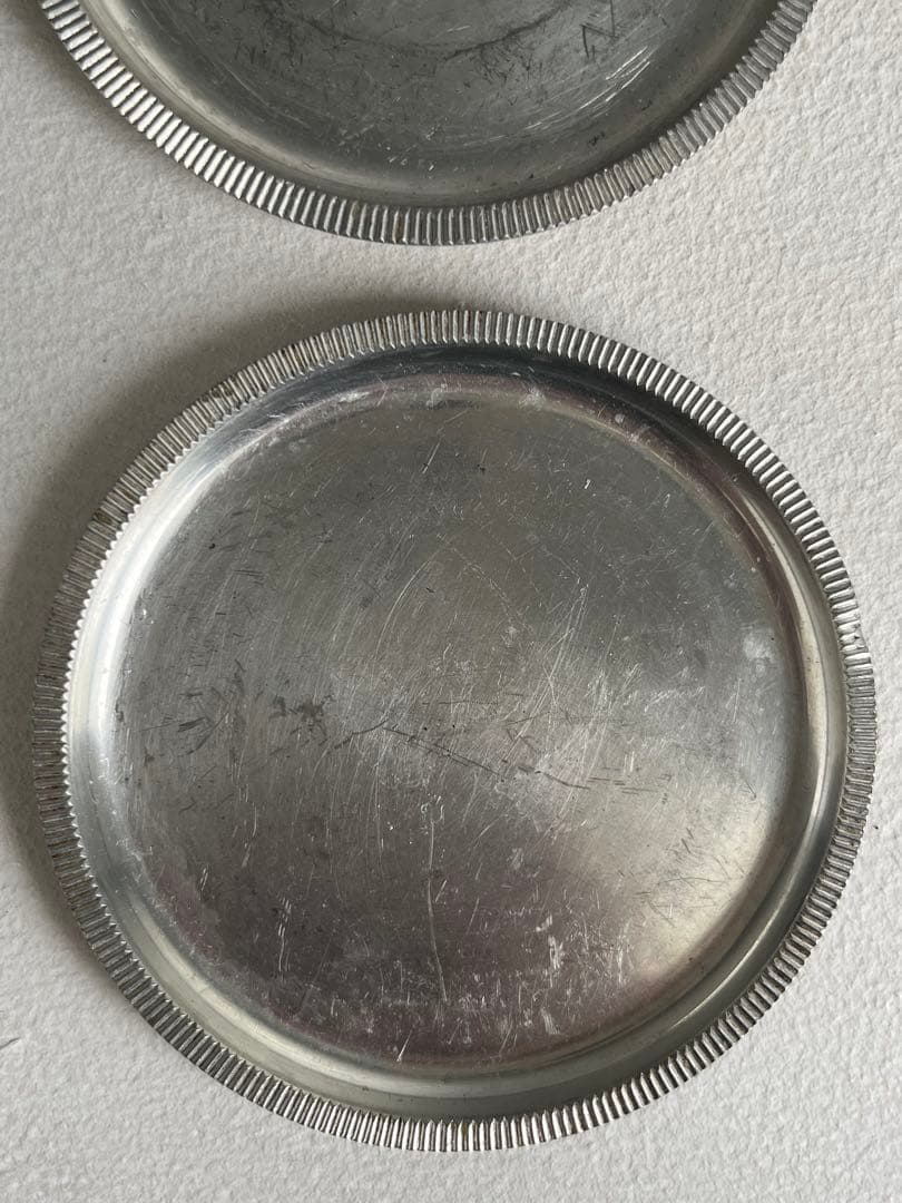 デンマーク　アールデコ　コースター 2枚セット　ユストアナセン　アンティーク