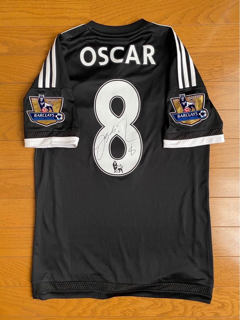 チェルシー オスカル 直筆サイン入り ユニフォームchelsea