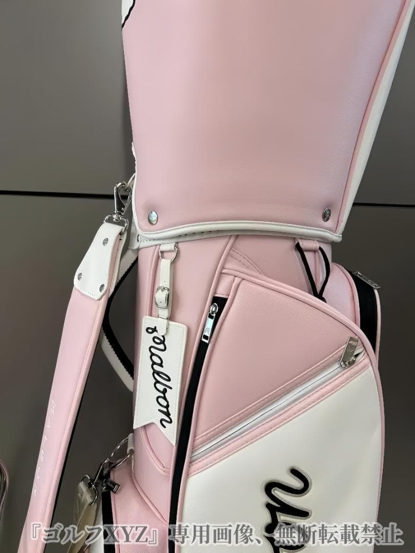 マルボンゴルフ キャディバッグ Malbon Golf　キャスター付きバッグ 桜